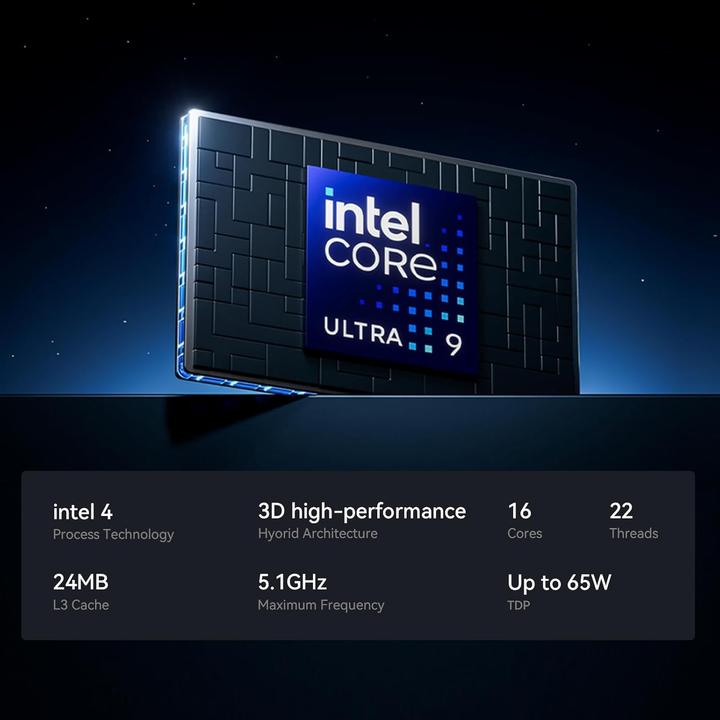 Immagine prodotto Minisforum X7 Ti (1000 GB, 32 GB, Intel Core Ultra 9 185H, Grafica Intel Arc)