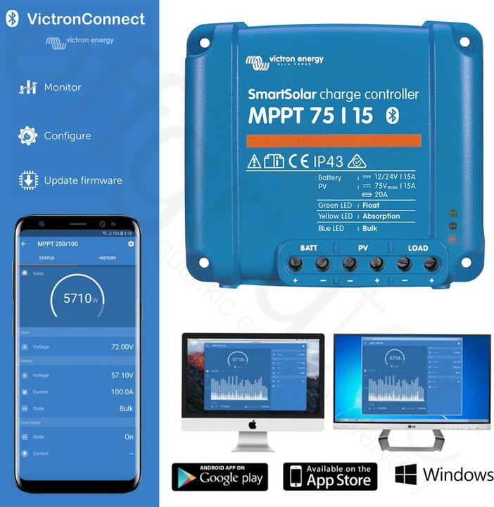 Produktbild Offgridtec FSP-2 180W Ultra KIT MPPT 15A (180 W, 5.40 kg)