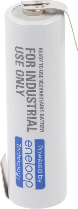 Actual product image Panasonic Akku Eneloop BK-3MCC Mignon AA mit Lötfahne in Z-Form (1 pcs., AA, 1900 mAh, Battery + charger)