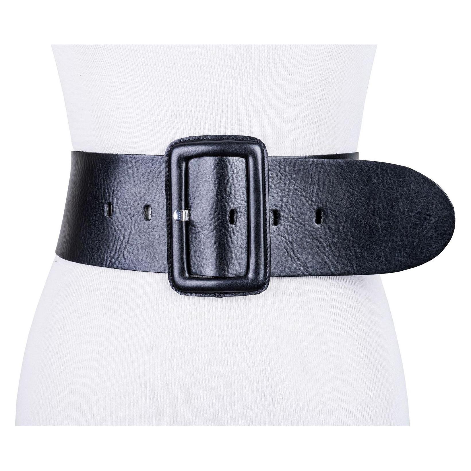Vanzetti, Damen, Gürtel, 80mm Fashion Waist Belt, Schwarz