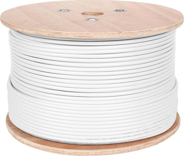 Produktbild Cabletech F690BV Koaxialkabel. Eine weisse Spule 305m (Antennenkabel)