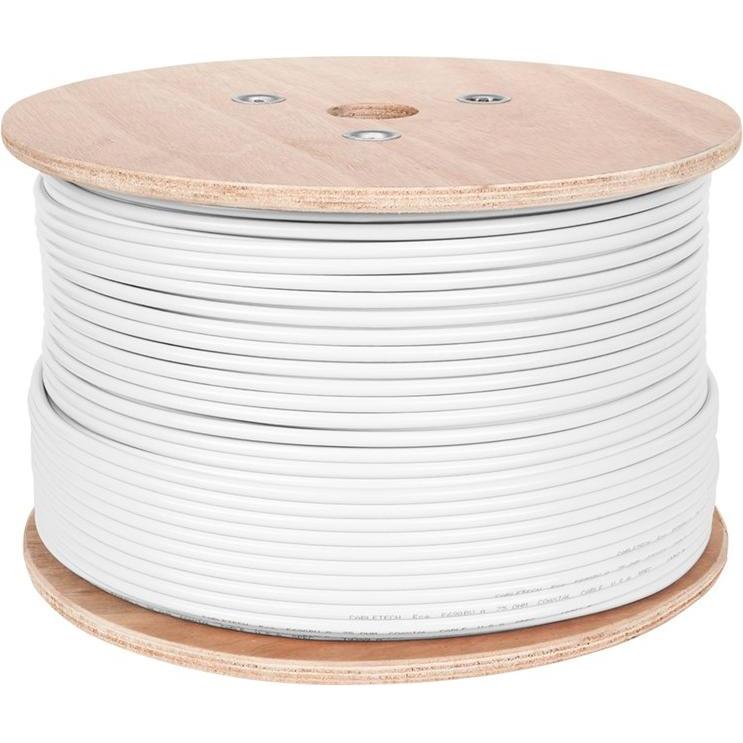 Cabletech Cavo coassiale F690BV. Una bobina bianca da 305 m (Cavi antenna), Cavo antenna