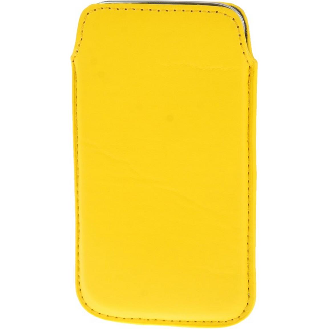 Thumbnail - König Design Handyhülle Tasche Slide Hülle Gelb (Samsung Galaxy Nexus I9250, HTC One M7, HTC One, Samsung Galaxy S3 i930...