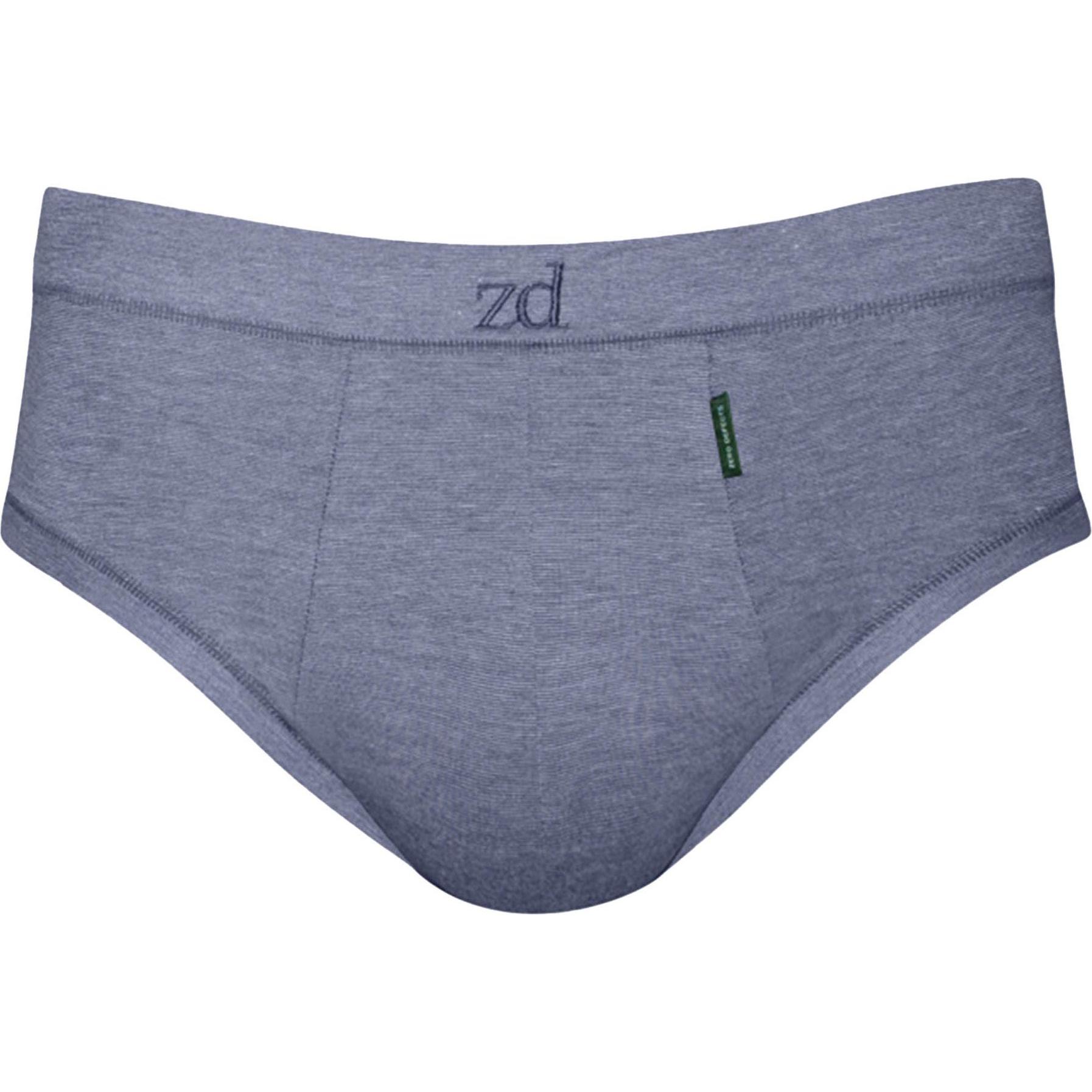 Zd Zero Defects, Herren, Unterhosen, Slip Casual Bequem sitzend, Blau, (XXL, Einzelpack)