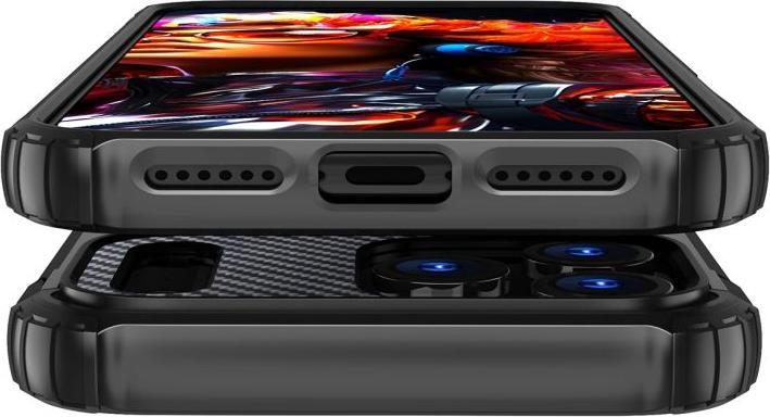 Actual product image Hurtel Hybrid Armor Case für iPhone 17 Pro Max - Schwarz (Apple iPhone 17 Pro Max)