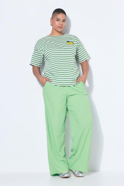 Produktbild Studio Untold T-Shirt, oversized, Ringel, Zitronen-Patch (42, 44)