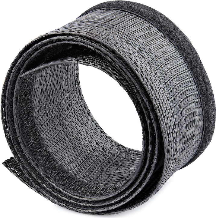Actual product image StarTech com 10ft (3m) Cable Management Sleeve, Trimmable Heavy Duty Cable Wrap, 1.2" (3cm) Dia (Cable conduit, 300 cm)