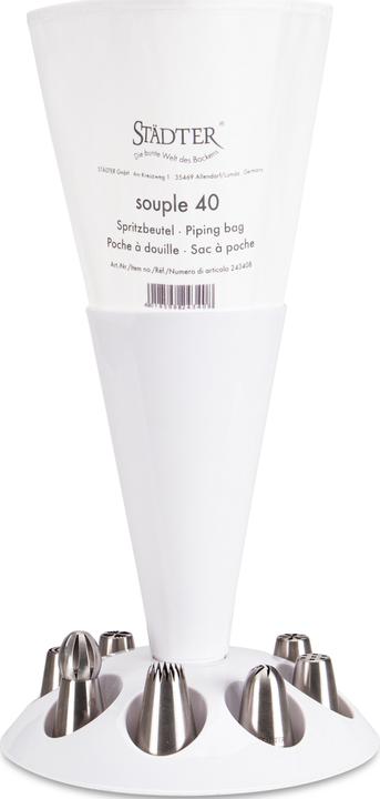 Image du produit Städter Support de dépose ø 19.5x23 cm pour poches à douille et douilles (Poche à douille)