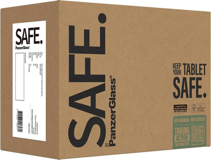 Produktbild PanzerGlass SAFE. by ® Displayschutz iPad Pro 13" | iPad Air | Ultra-Wide Fit, 45 g, 50 Stück(e (Apple iPad Air 13 2024, Apple iPad Air 13 2025, Apple iPad Air 13 2026, Apple iPad Pro 13 2024, Apple iPad Pro 13 2025)