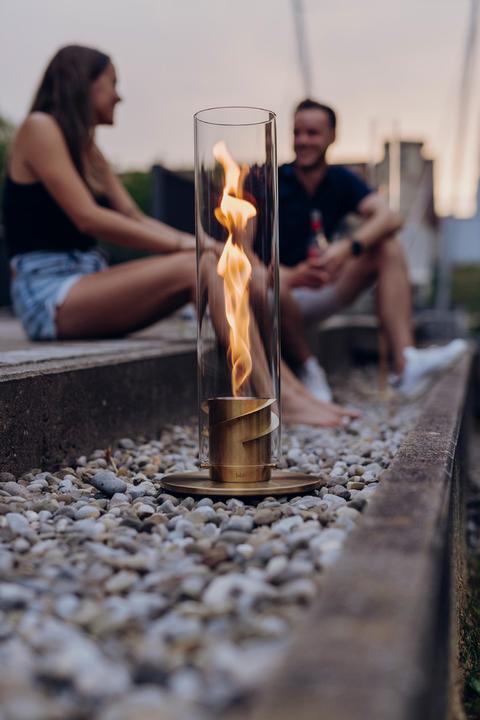 Produktbild Höfats SPIN 1200 Tischfeuer gold (12 cm)