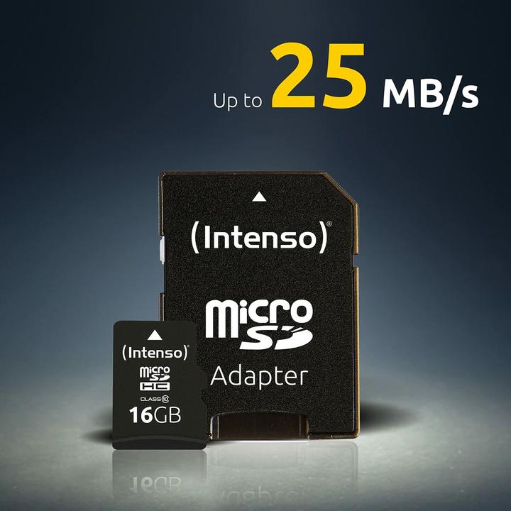 Actual product image Intenso microSD Class 10 (128 GB, microSDXC, U1, UHS-I)
