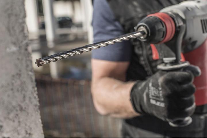 Actual product image Alpen Hammer drill bit set Force X 3-part SDS-plus plastic box (6,0, 8,0)