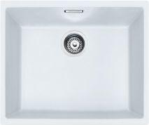 Actual product image Franke Zlewozmywak Sirius SID 110-50 Tectonite biały polarny (125.0331.033) (Undermount sink, 52.50 cm, 44 cm)