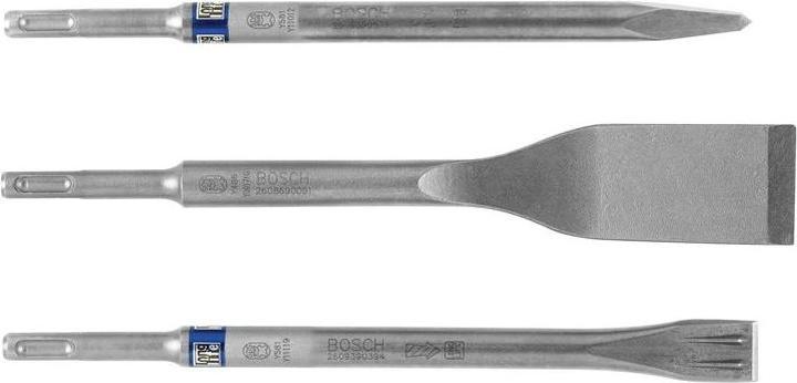 Produktbild Bosch Professional Zubehör 3-tlg. Meisselset, SDS plus, 0/20/40 mm (40 mm)