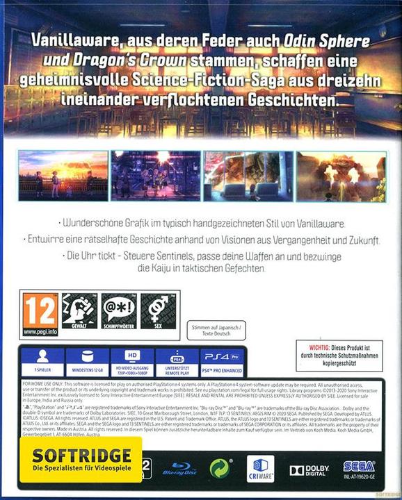 Actual product image Atlus 13 Sentinels: Aegis Rim (PS4, Multilingual)