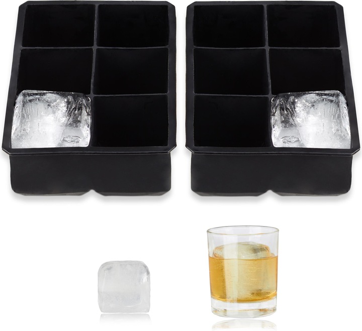 Immagine prodotto Relaxdays 2x stampi-per-cubetti-di-ghiaccio