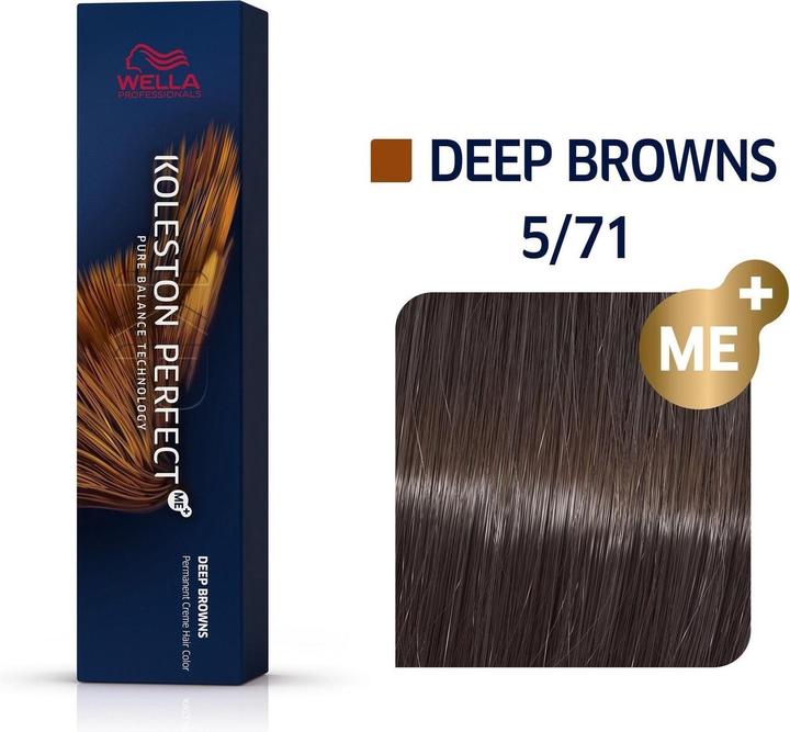 Image du produit Wella Koleston Perfect Me+ Deep Browns (5/71 brun clair - irisé clair)