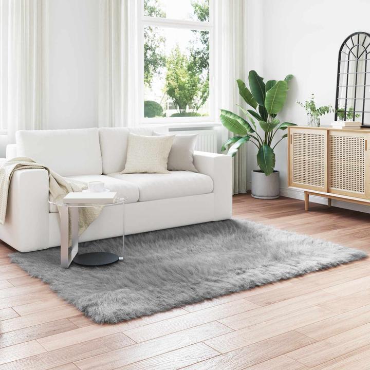 Produktbild vidaXL Kunstschaffell Teppich (200 x 140 cm)