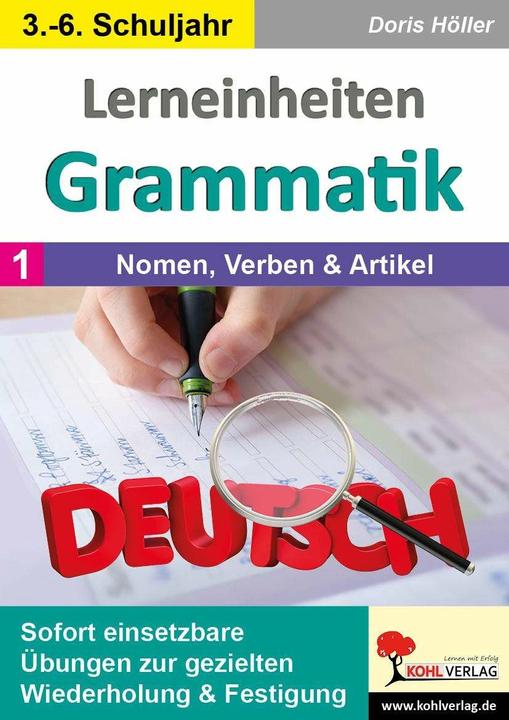 Actual product image Lerneinheiten Grammatik / Band 1: Nomen, Verben & Artikel (German, Doris Höller, Michael Junga, 2024)