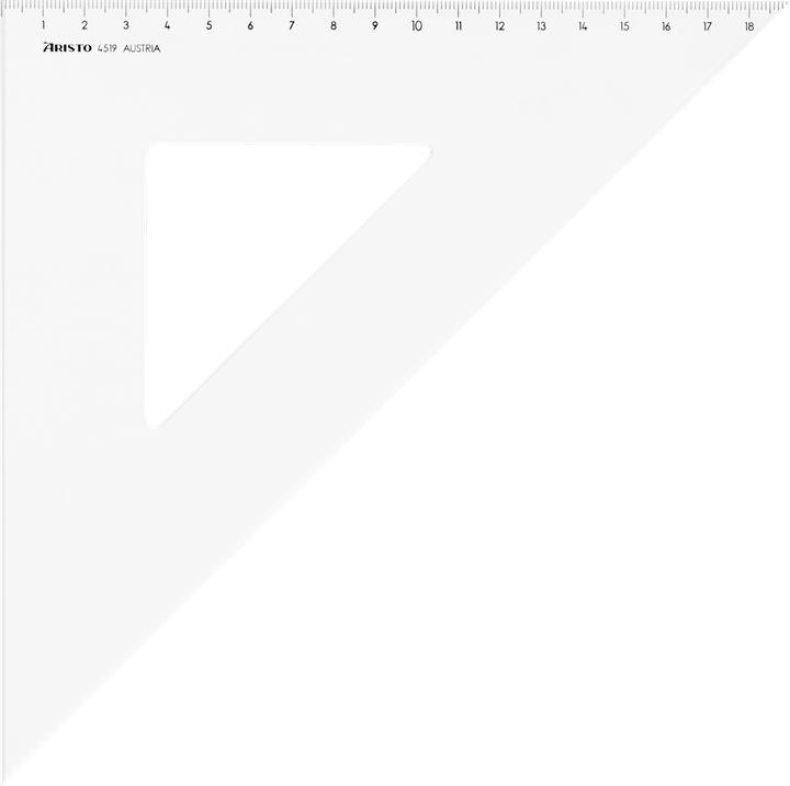 Image du produit Aristo Triangle plastique 45 (19 cm, Matières plastiques)