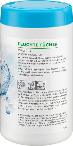 Produktbild dm ebelin feuchte Tücher Ovaldose