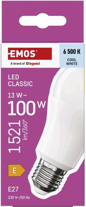Produktbild Emos Classic (E27, 13 W, 1521 lm, 1 x, E)