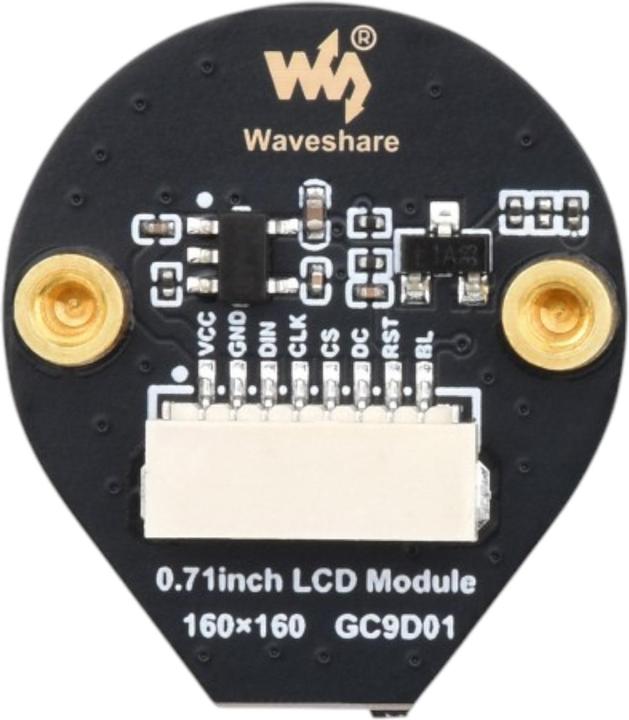Immagine prodotto WaveShare 0.71inch LCD Display Rund 160x160