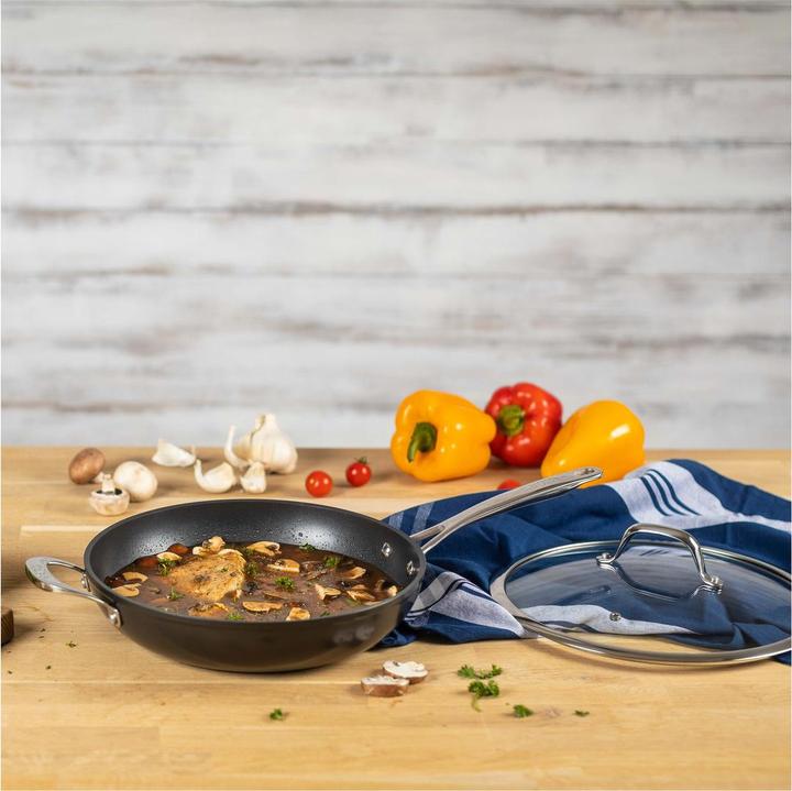 Productafbeelding Kuhn Rikon Easy Pro Sauté-Pfanne (Koekenpan, Aluminium, Roestvrij staal, 28 x 13.50 cm)