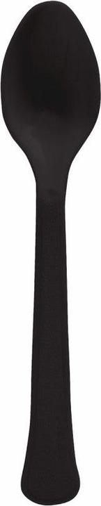 Actual product image Amscan 24 black reusable spoons (24x)