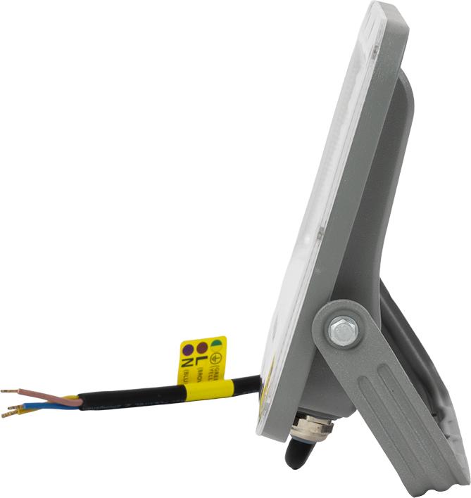 Produktbild Luxula LED-Fluter, EEK: E, 50W, 6500lm, 4000K, IP65, grau (6500 lm, IP65)