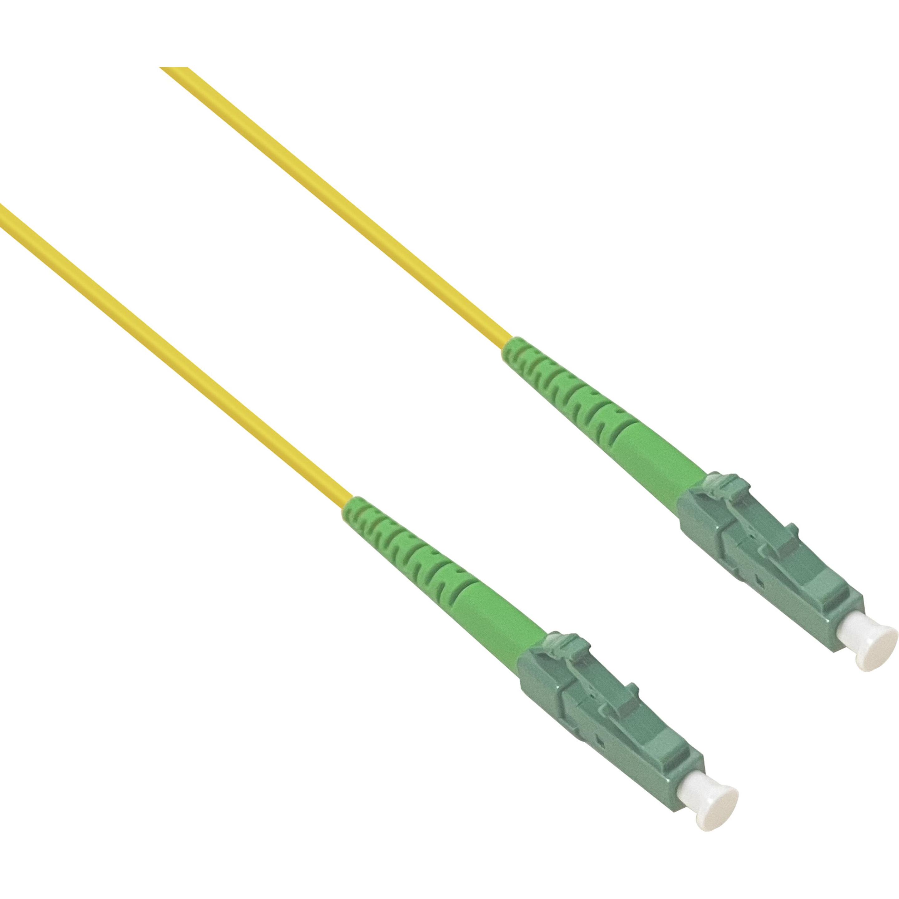 Thumbnail - Helos LWL Simplex Patchkabel LC/APC-LC/APC G657 9/125µm OS2, 3,0m (UTP, CAT6, 3 m), Netzwerkkabel