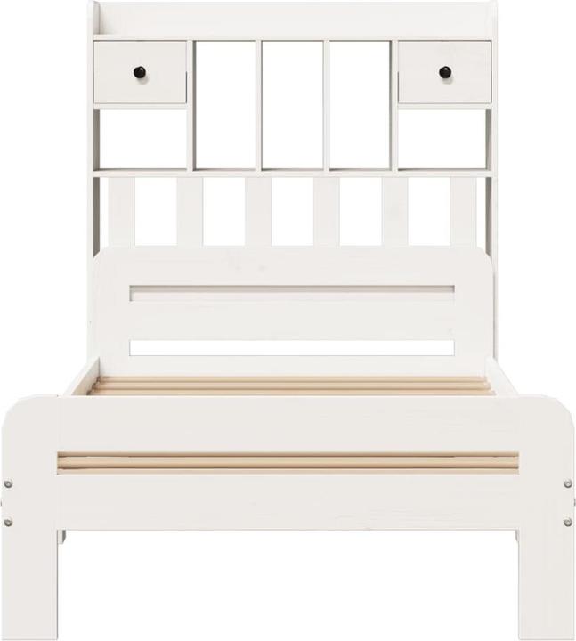 Image du produit vidaXL Bett mit Regal (140 x 200 cm)