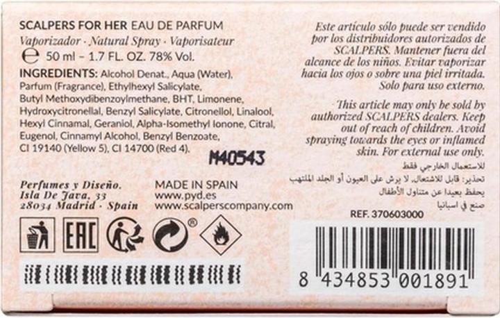 Image du produit Scalpers Her & Here Eau de Parfum (Eau de parfum, 50 ml)