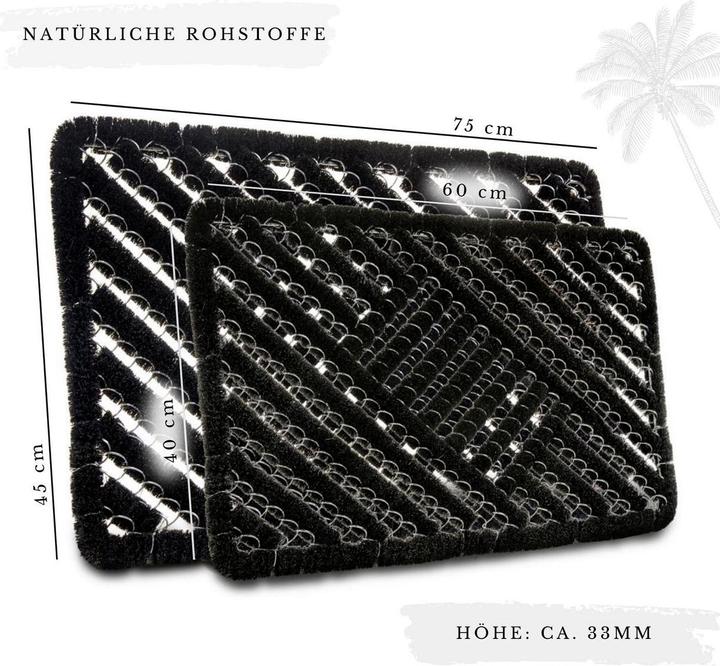 Image du produit Hanse Home Grid Brushes (45 x 75 cm)