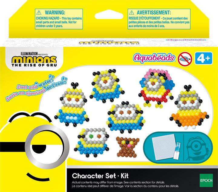 Actual product image Aquabeads 31605 AQB - Minions: Come Gru Diventa Cattivissimo Character Set