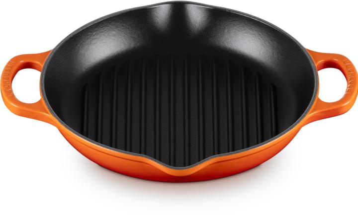 Image du produit Le Creuset Poêle à griller Signature Ø 26cm, ronde (25 cm, Poêle à grillades, Fonte, Émail)