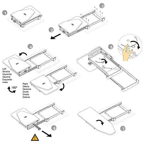 Produktbild Emuca Bügelbrett für Möbel (81 x 30 cm)