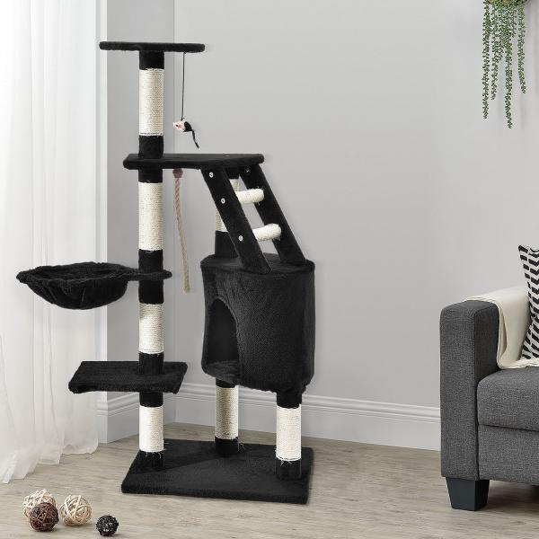 Produktbild Juskys Sam's Pet Kratzbaum Buffy (Schwarz)