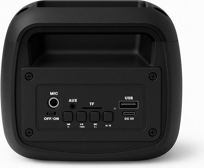 Actual product image Squeak Głośnik Karaoke Beatone Bluetooth 5.3 45w Radio Fm Microsd Aux USB USB-C Sq1009 (10 h)