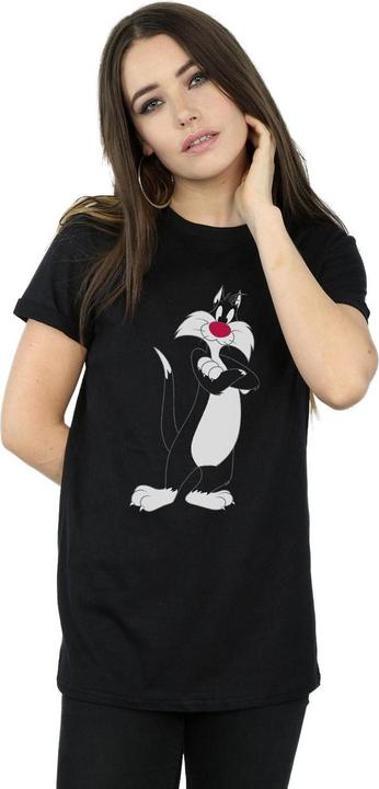Immagine prodotto Looney Tunes Sylvester Crossed Arms Maglietta Ampia Donna (XL)