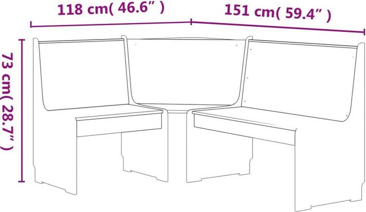 Actual product image vidaXL Esszimmergarnitur