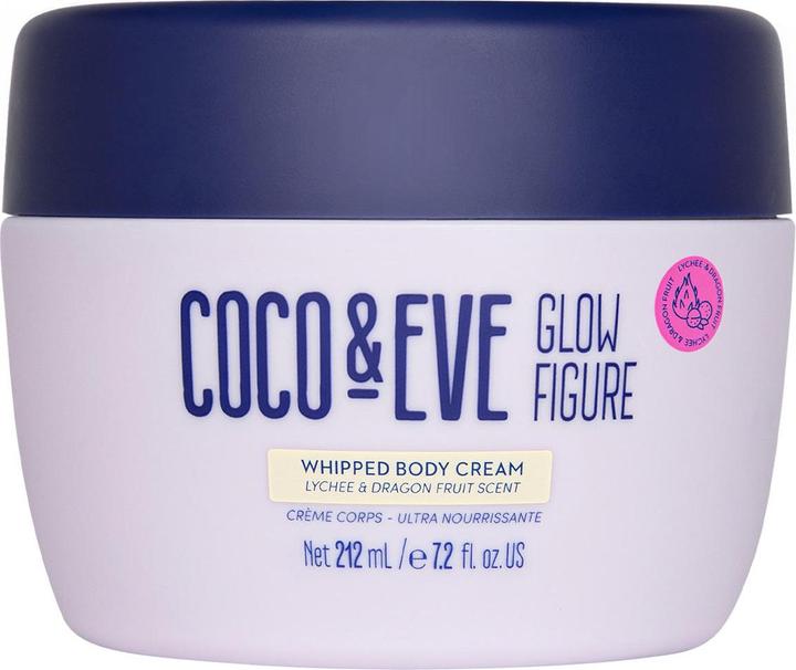 Coco & Eve Glow Figure Whipped Body Cream (Dragonfruit & Lychee Scent) (Body cream, 212 ml)