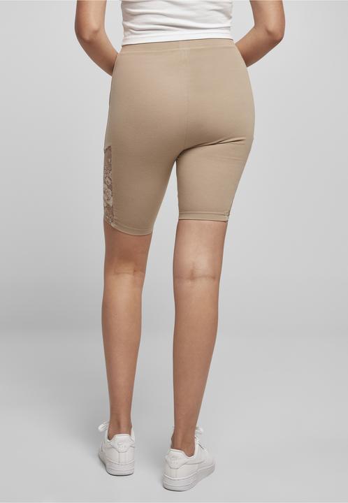 Produktbild Urban Classics Ladies High Waist Lace Inset Cycle Shorts - 16956 (M)