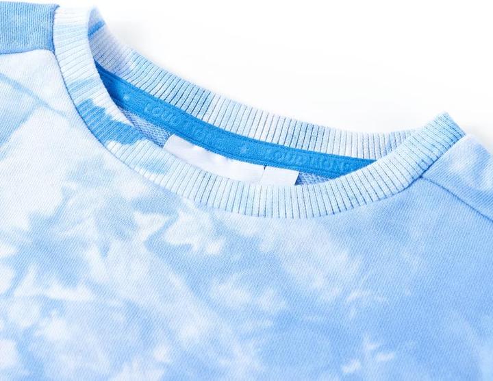 Immagine prodotto vidaXL Felpa da bambino azzurro 128,Materiale: 85% cotone. 15 (128)