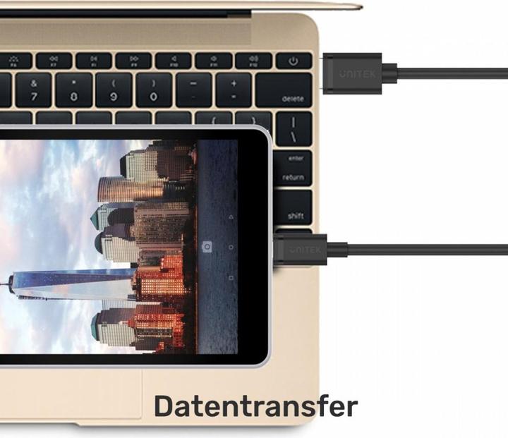 Actual product image Unitek Cable USB-A 2.0 - USB-C 3m (3 m, USB 2.0)