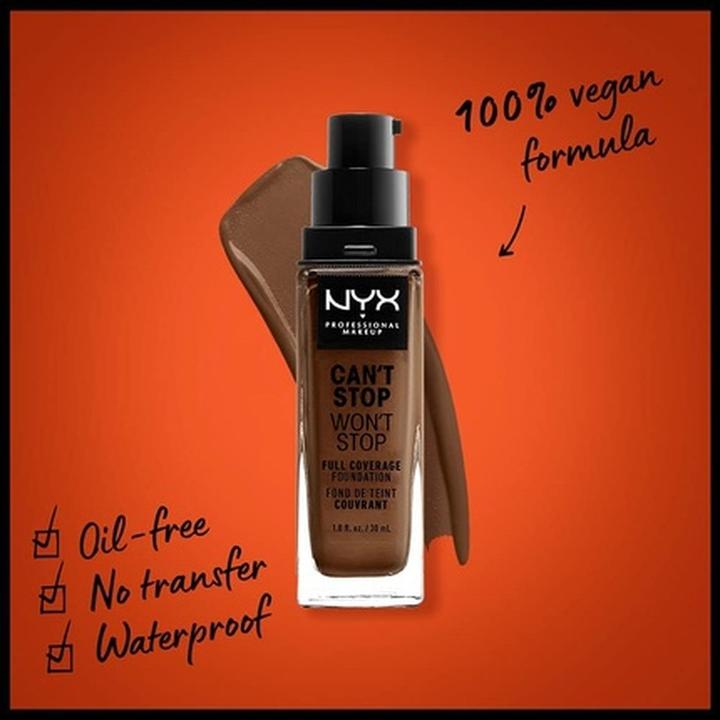 Produktbild NYX Professional Make-Up Can't Stop Won't Stop (21 Cocoa)