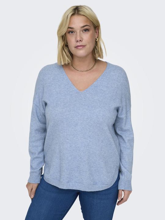 Produktbild Only Curvy V-Ausschnitt Strickpullover Strickpullover (S)