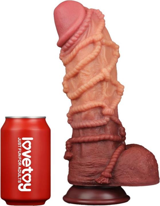 Image du produit Lovetoy Gode extrême avec motif de corde 26.5 cm