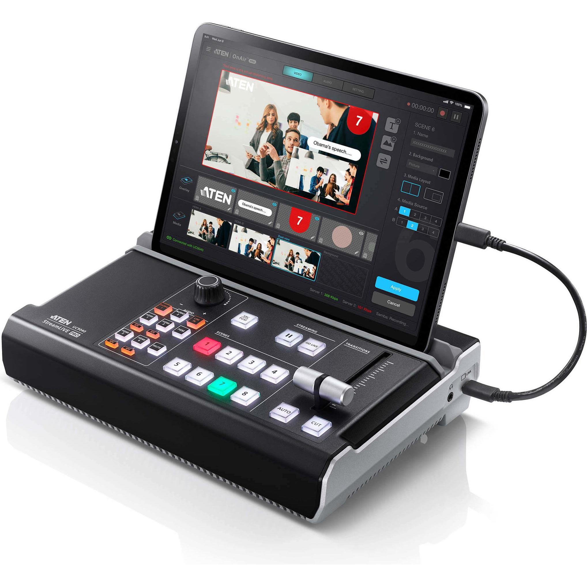 Thumbnail - Aten Video-Aufzeichnung, KVM Switch, Schwarz