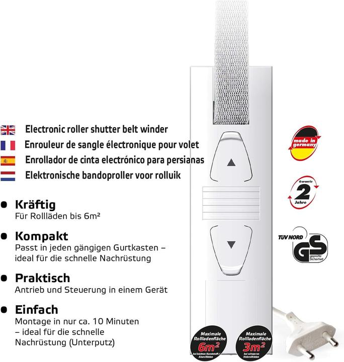 Productafbeelding Superrollo Elektrische bandopwinder 23 mm (V-snaar)